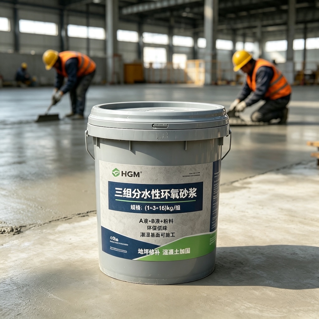 温江三组份水性环氧砂浆